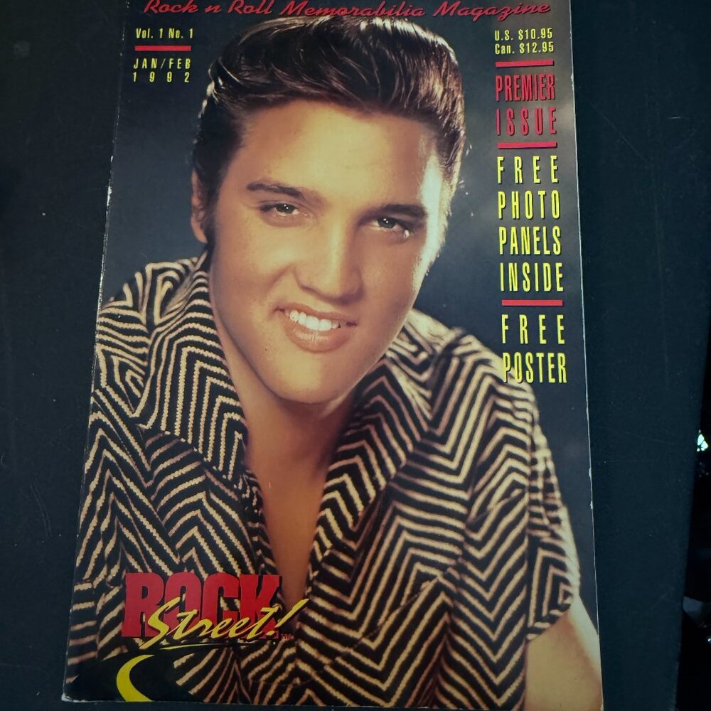 Rockstreet Rock n Roll Memorabilia Magazine SC Vol. 1 #1 1992 (006)